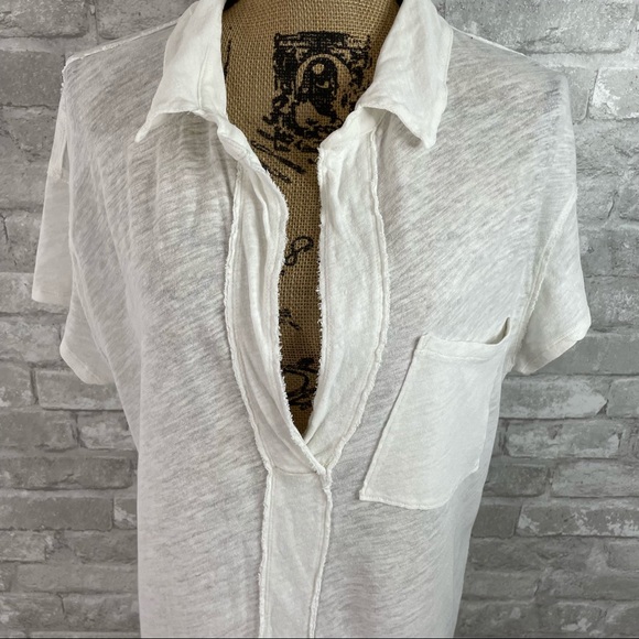 Free People We The Free - linen/cotton T - Picture 7 of 9